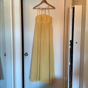 Yellow Alfred Angelo dress size 2
